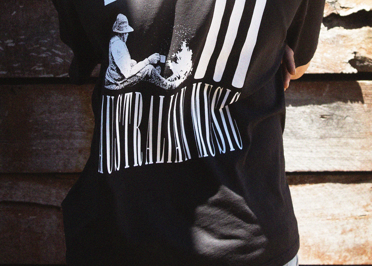 Australian Music Oversize Tee, 20% donated